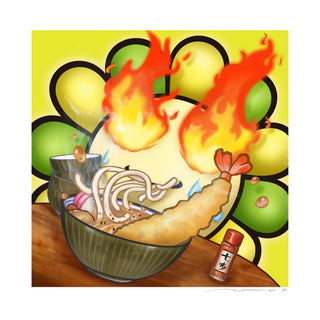 Murakami.Flower #5767 Food Fighter and Udon, 2024-Takashi Murakami-Pinto Gallery