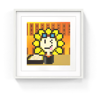 Murakami.Flower #6497 Zaru soba, 2023-Takashi Murakami-Pinto Gallery