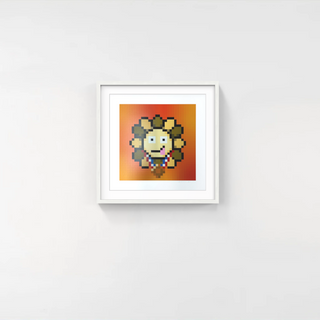 Murakami.Flower #7397 bronze medal, 2023-Takashi Murakami-Pinto Gallery