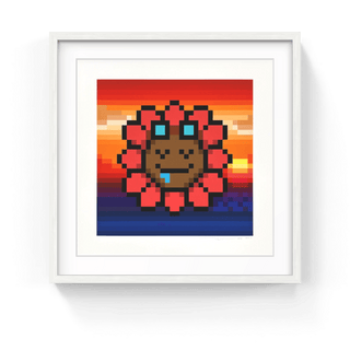 Murakami.Flower #8039 Sunset, 2023-Takashi Murakami-Pinto Gallery
