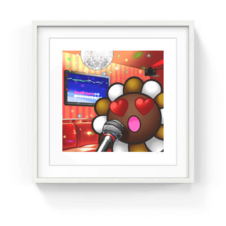 Murakami.Flower #8144 Karaoke Love Song, 2024-Takashi Murakami-Pinto Gallery