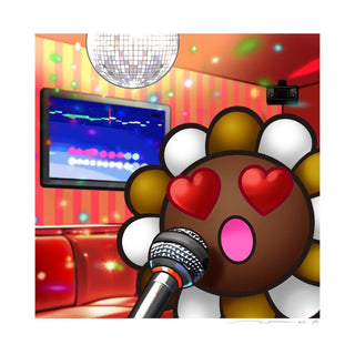 Murakami.Flower #8144 Karaoke Love Song, 2024-Takashi Murakami-Pinto Gallery