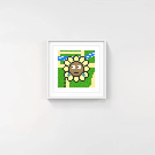 Murakami.Flower #8490 X-Game, 2023-Takashi Murakami-Pinto Gallery