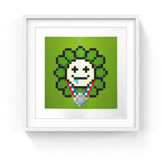 Murakami.Flower #8723 silver medal, 2023-Takashi Murakami-Pinto Gallery