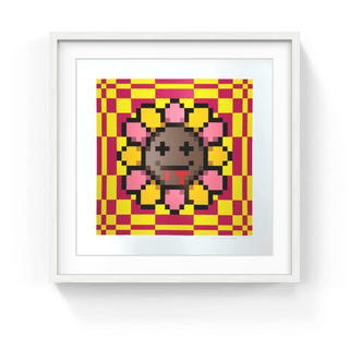Murakami.Flower #8832 Vertigo Background, 2023-Takashi Murakami-Pinto Gallery