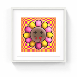 Murakami.Flower #8832 Vertigo Background, 2024-Takashi Murakami-Pinto Gallery