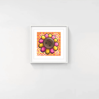 Murakami.Flower #8832 Vertigo Background, 2024-Takashi Murakami-Pinto Gallery