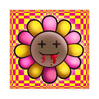 Murakami.Flower #8832 Vertigo Background, 2024-Takashi Murakami-Pinto Gallery