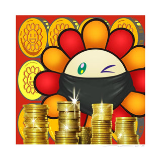 Murakami.Flower #8979 Bank robbery, 2024-Takashi Murakami-Pinto Gallery
