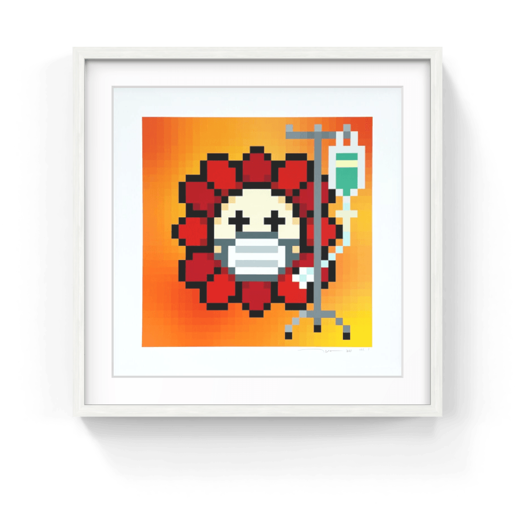 Takashi Murakami | Murakami.Flower #9156 Fighting illness, 2023