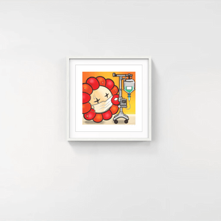 Murakami.Flower #9156 Fighting illness, 2024-Takashi Murakami-Pinto Gallery