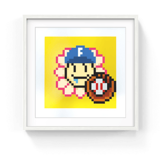 Murakami.Flower #9275 Baseball Catcher, 2023-Takashi Murakami-Pinto Gallery
