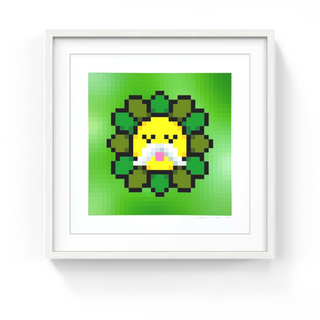 Murakami.Flower #9656 bearded man, 2023-Takashi Murakami-Pinto Gallery
