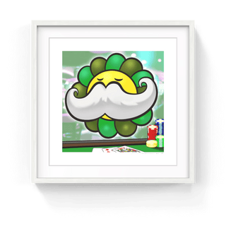 Murakami.Flower #9656 bearded man, 2024-Takashi Murakami-Pinto Gallery