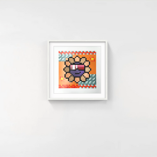 Murakami.Flower #9999 Odd Block Game, 2023-Takashi Murakami-Pinto Gallery