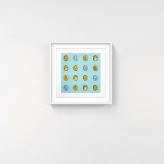 Murakami.Flower COINs with Other Crypto Coins: 4 × 4, 2022-Takashi Murakami-Pinto Gallery