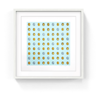 Murakami.Flower COINs with Other Crypto Coins: 9 × 9, 2022-Takashi Murakami-Pinto Gallery