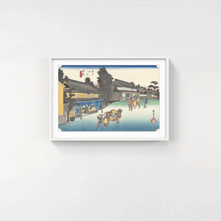 Narumi -The Famous Arimatsu Cloth, After 1833-Utagawa Hiroshige (Andō Hiroshige)-Pinto Gallery