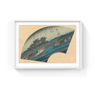 Night Rain at Matsuchi, After 1836-Utagawa Hiroshige (Andō Hiroshige)-Pinto Gallery