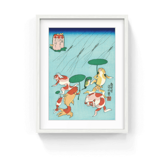 Niwaka Amenbo (Sudden Rain of the Water Gliders), After 1842-Utagawa Kuniyoshi-Pinto Gallery
