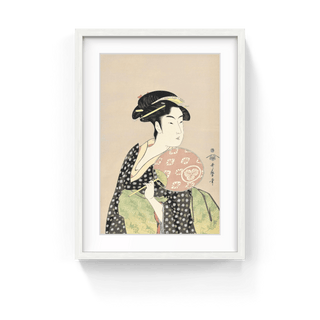 Ohisa of Takashimaya Holding a Fan, After 1792-Kitagawa Utamaro-Pinto Gallery