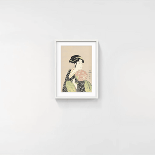 Ohisa of Takashimaya Holding a Fan, After 1792-Kitagawa Utamaro-Pinto Gallery