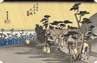 Oiso -Tora-ga-ame, After 1833-Utagawa Hiroshige (Andō Hiroshige)-Pinto Gallery