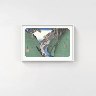 Okabe -Mt.Utsu, After 1833-Utagawa Hiroshige (Andō Hiroshige)-Pinto Gallery
