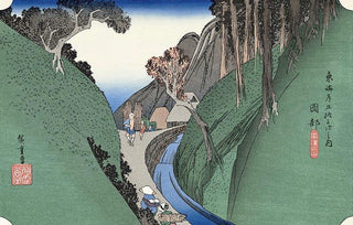 Okabe -Mt.Utsu, After 1833-Utagawa Hiroshige (Andō Hiroshige)-Pinto Gallery