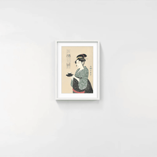 Okita of Naniwaya Serving a Cup of Tea, After 1792-Kitagawa Utamaro-Pinto Gallery