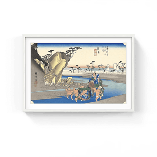 Okitsu -The Okitsu River, After 1833-Utagawa Hiroshige (Andō Hiroshige)-Pinto Gallery