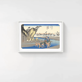 Okitsu -The Okitsu River, After 1833-Utagawa Hiroshige (Andō Hiroshige)-Pinto Gallery