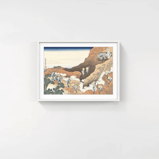 People Climbing the Mountain, After 1830-Katsushika Hokusai-Pinto Gallery