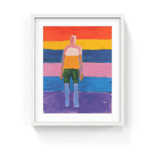 Person with Colors, 2024-Katherine Bradford-Pinto Gallery