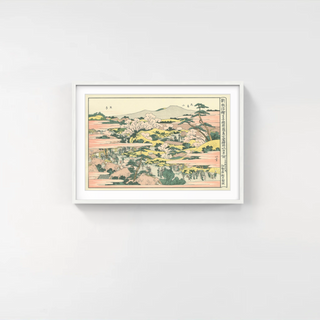 Perspective View of Oji Inari Shrine, Asukayama, After 1811-Katsushika Hokusai-Pinto Gallery