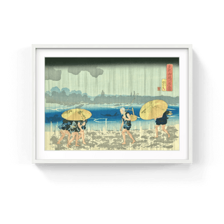 Picture of Onmaya Riverbank, Edo, After 1842-Utagawa Kuniyoshi-Pinto Gallery