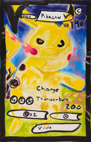 Pikachu, 2022-Katherine Bernhardt-Pinto Gallery