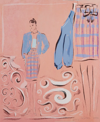 Pink Illustration: Spring Fitting, 2026-Jenny Walton-Pinto Gallery