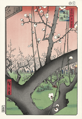 Plum Garden at Kameido, After 1856-Utagawa Hiroshige (Andō Hiroshige)-Pinto Gallery