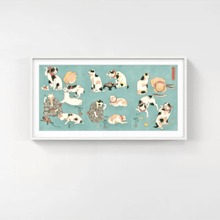 Proverbs Illustrated by Cats, After 1842-Utagawa Kuniyoshi-Pinto Gallery