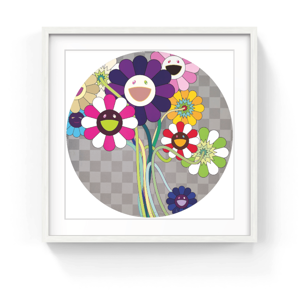 Takashi Murakami | Purple Flowers In A Bouquet, 2010 – Pinto Gallery