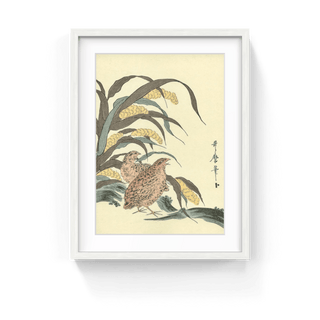 Quails and Millets, After 1792-Kitagawa Utamaro-Pinto Gallery