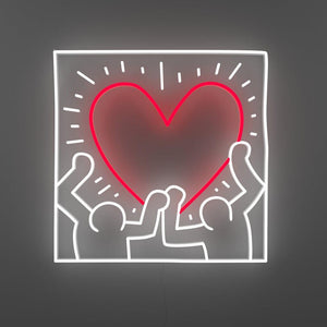 Radiant Heart LED Neon Sign, 2022