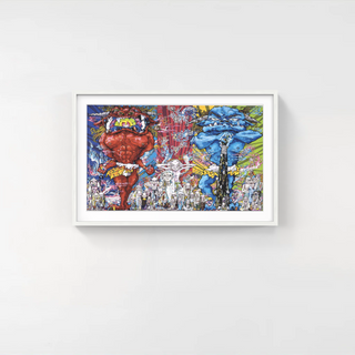 Red Demon and Blue Demon with 48 Arhats, 2013-Takashi Murakami-Pinto Gallery