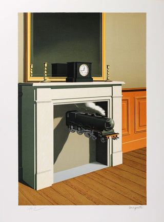 René Magritte - La Durée Poignardée (Time Transfixed), 2010 - Pinto Gallery