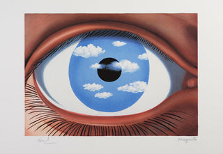 René Magritte - Le Faux Miroir (The False Mirror), 2010 - Pinto Gallery