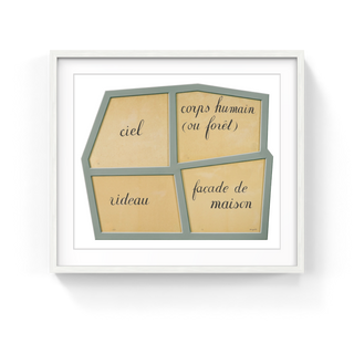 René Magritte - Le Masque Vide, 2010 - Pinto Gallery