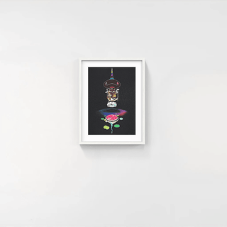 Reversed Double Helix - black head brown body, 2009-Takashi Murakami-Pinto Gallery