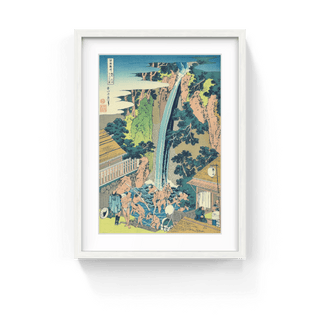 Roben Waterfall at Mt. Oyama in Sagami Province, After 1833-Katsushika Hokusai-Pinto Gallery