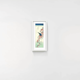Rose and Blue Bird, After 1832-Utagawa Hiroshige (Andō Hiroshige)-Pinto Gallery